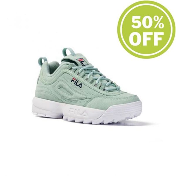 Zapatillas Fila Mujer Turquesa - Disruptor S Low Wmn Pastel Turquoise Low-Cut - España 782604VOE